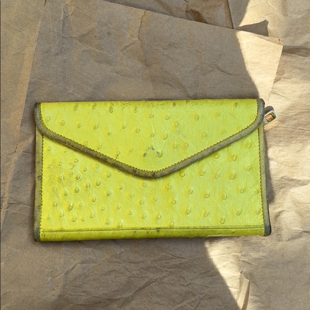 Rebecca Minkoff Ostrich Leather Full Size Wallet